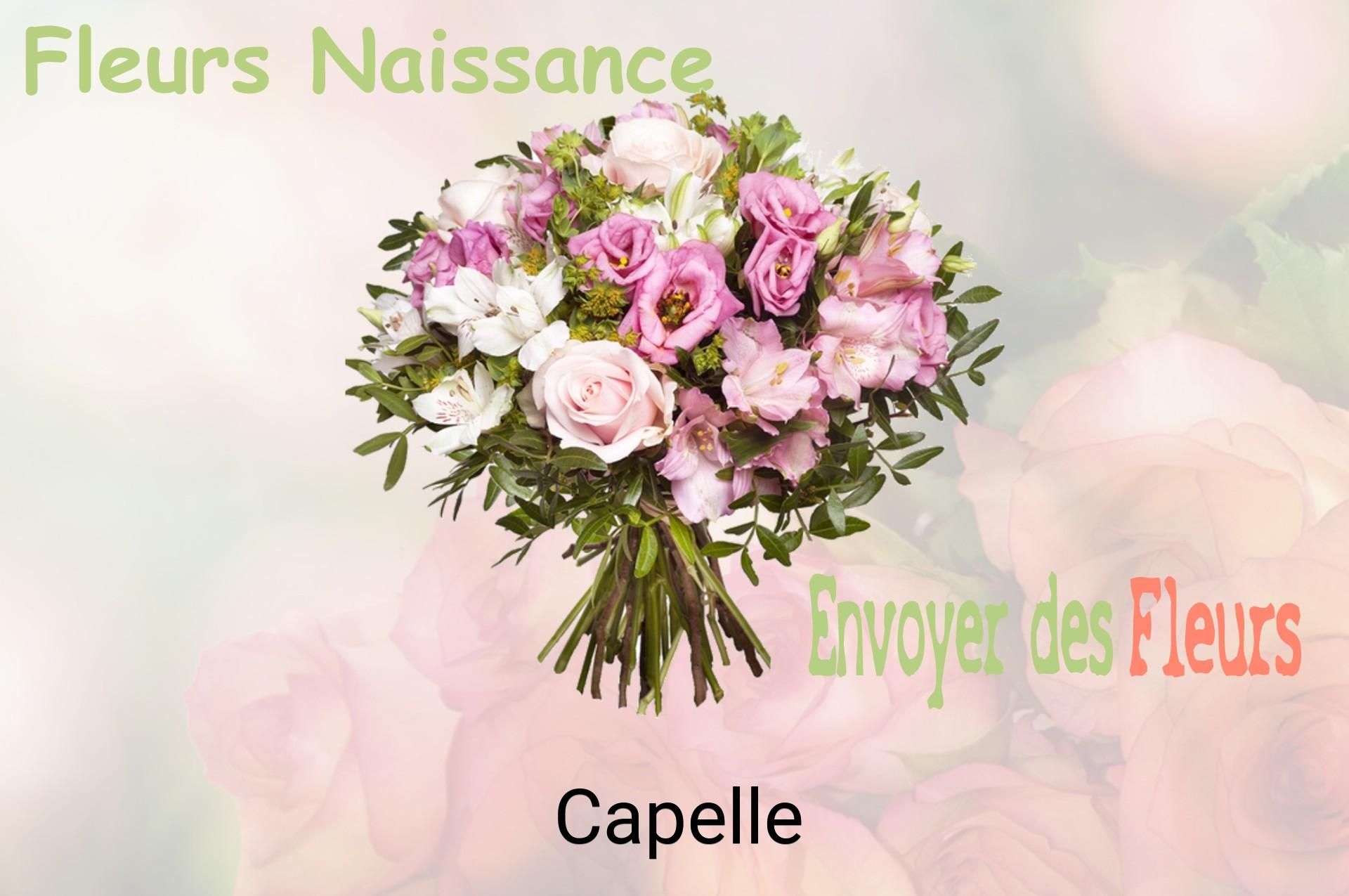 Bouquet de fleurs de naissance livré à Capelle